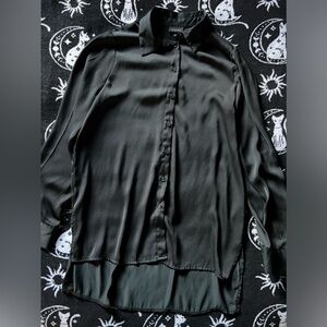 SOLD BLACK polyester shirt